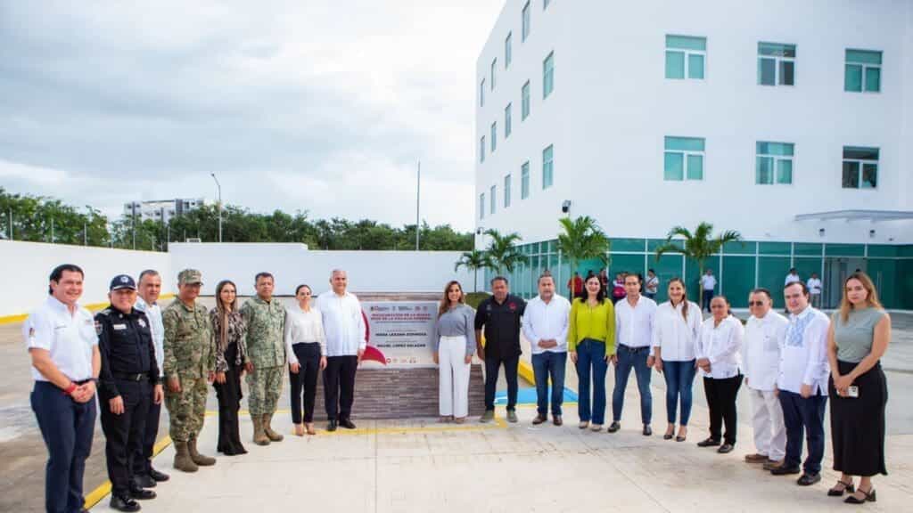 Acompaña Estefanía Mercado a la gobernadora Mara Lezama a la inauguración de la nueva sede de la Fiscalía General del Estado