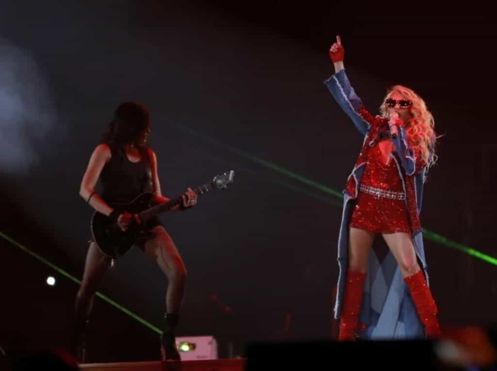 Paulina Rubio en concierto público