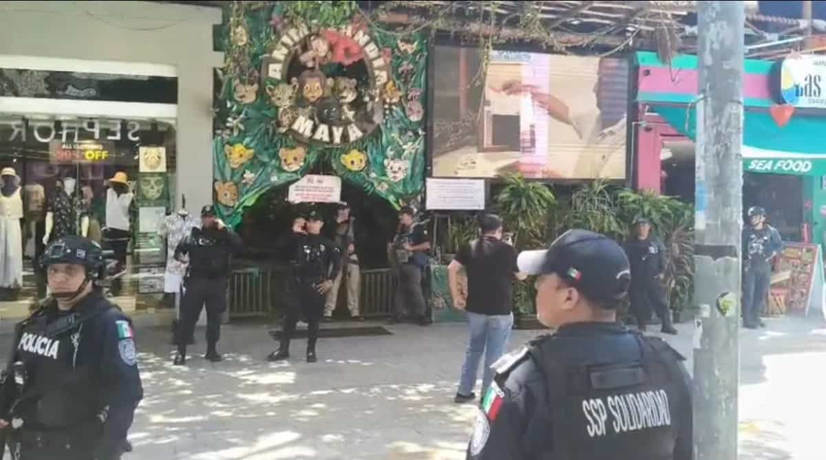 Operativo en Animalandia Maya en Playa del Carmen deja cinco detenidos