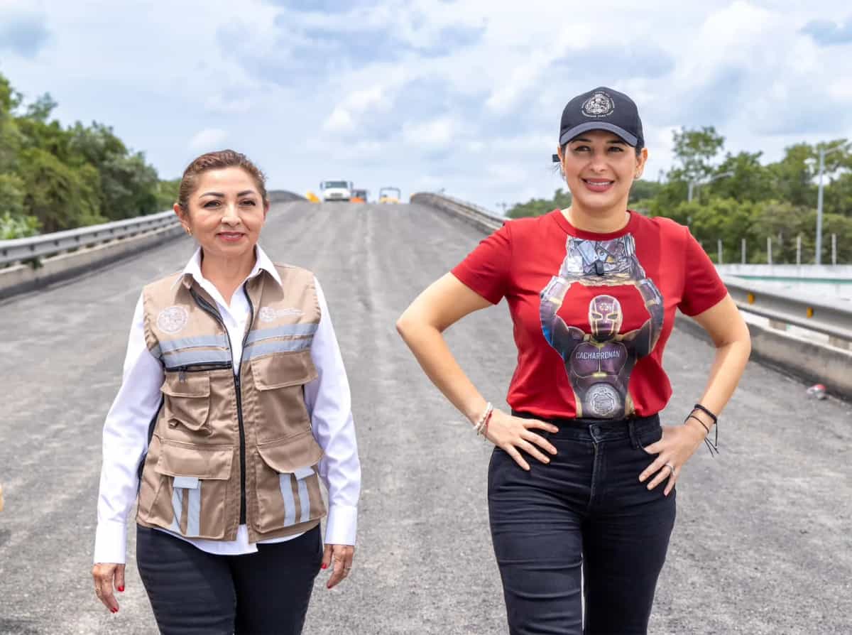 Mercado supervisa avance en repavimentación de Flor de Ciruelo