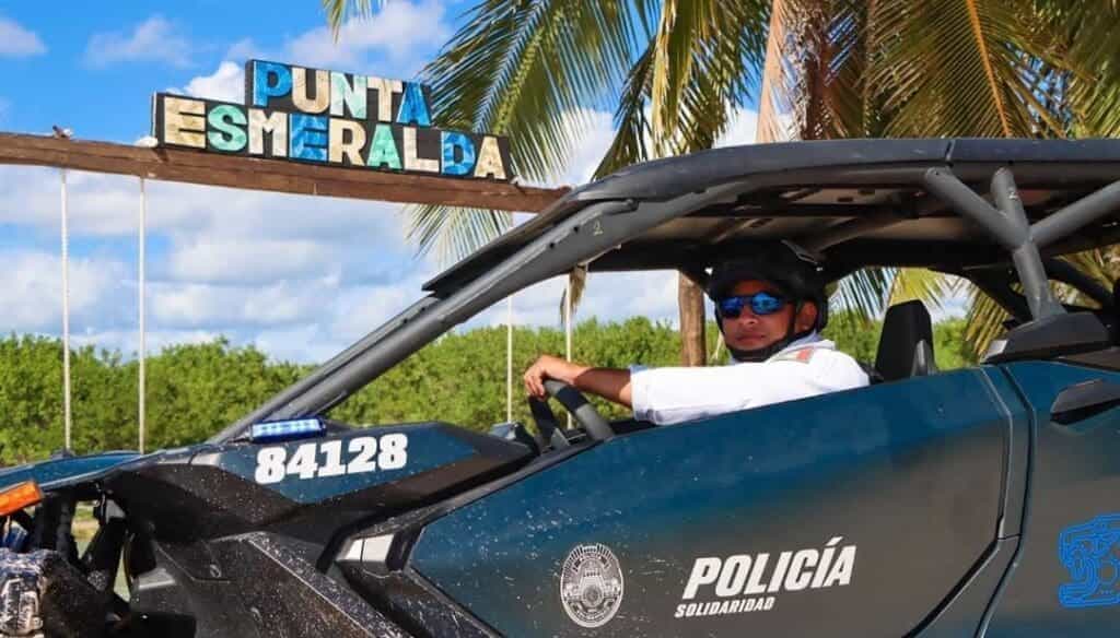 Al cierre del año, gobierno de Estefanía Mercado mantiene firmes las acciones de seguridad en Playa del Carmen