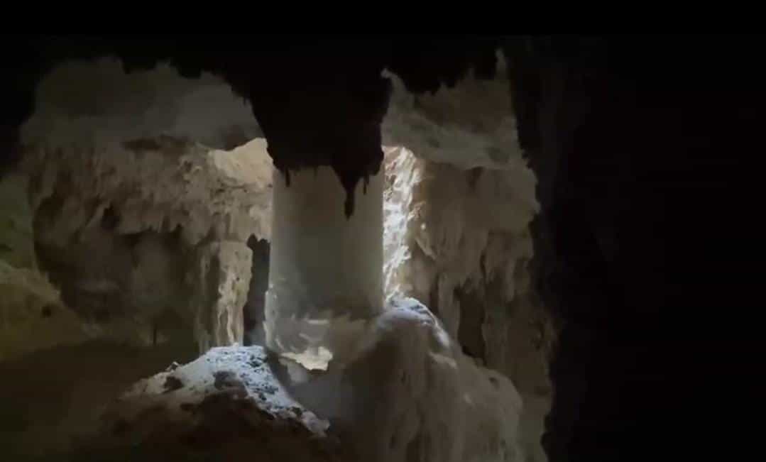 Denuncian ambientalistas que obras del Tren Maya perforaron la cueva Dos Balas