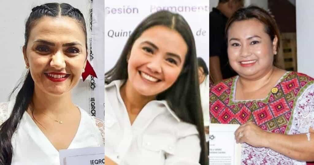 Entregan constancias de diputadas electas a "Tepy" Gutiérrez, María José Osorio y Silvia Dzul
