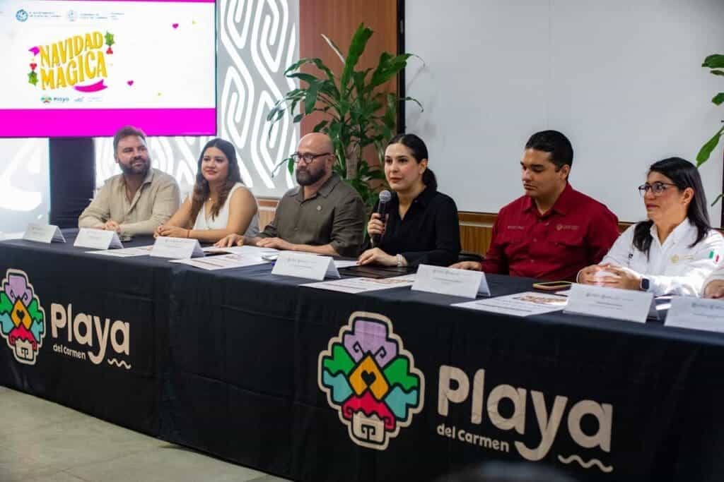 Estefanía Mercado presenta “Navidad Mágica 2025”, el festejo más grande del Caribe Mexicano en Playa del Carmen