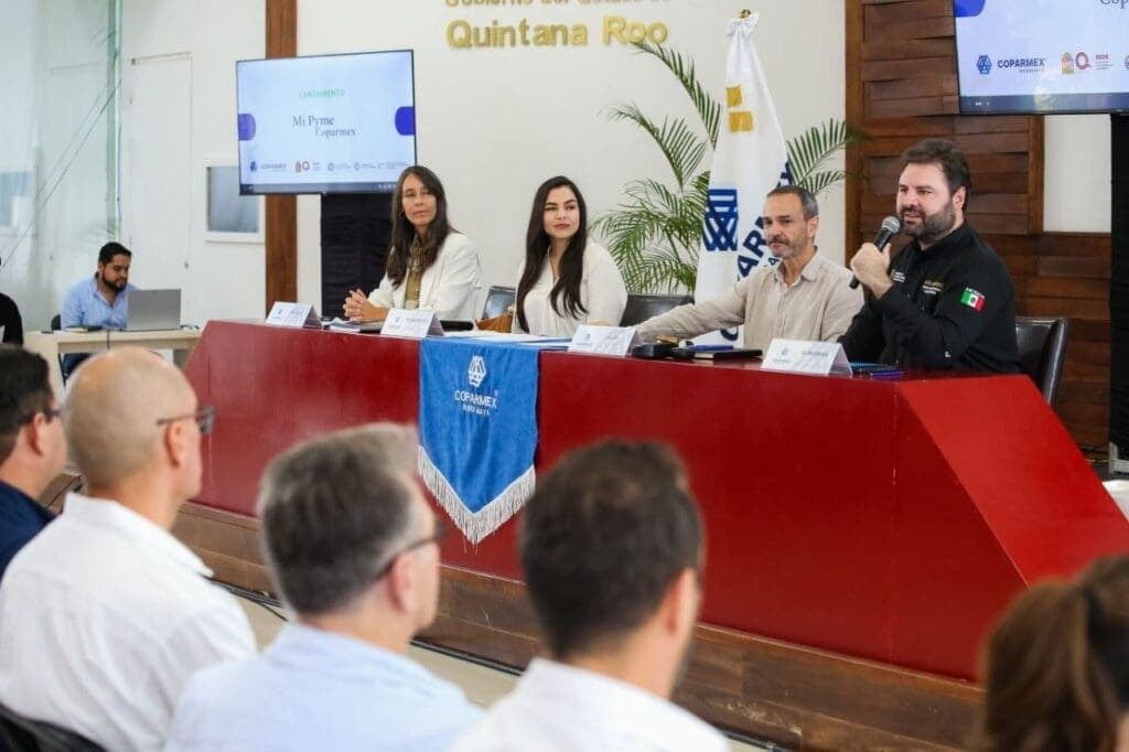 Gobierno de Estefanía Mercado participa en el lanzamiento del programa Mi Pyme Coparmex