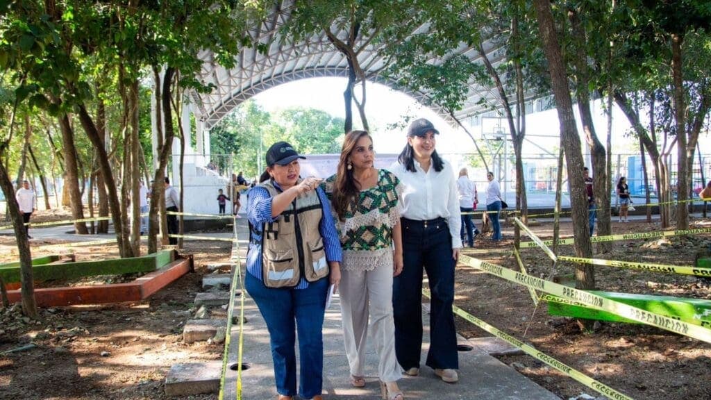 Mara Lezama y Estefanía Mercado inician inversión histórica en obra pública para Solidaridad
