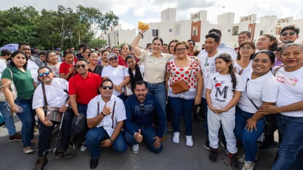 Playa del Carmen, primer municipio del país donde la presidenta Claudia Sheinbaum entrega viviendas del bienestar
