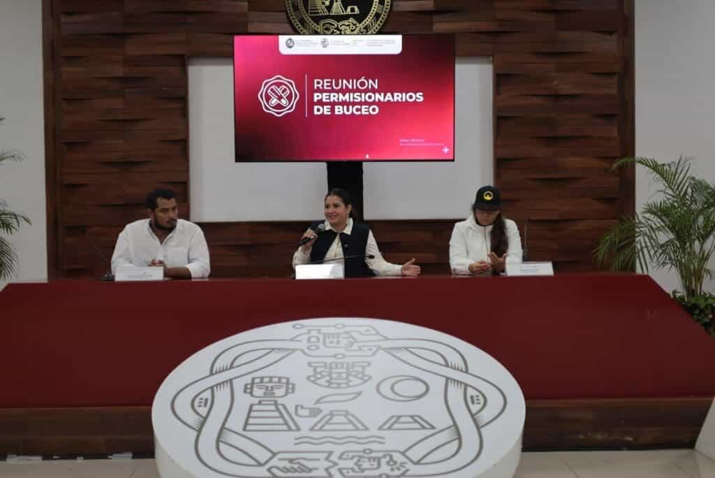 Promueve gobierno de Estefanía Mercado inclusión económica del sector de buceo en la transformación de Playa del Carmen